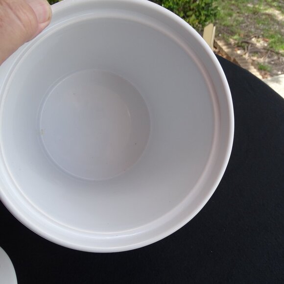 Vintage Cat Cookie Jar 9"Tx6.25"W with Paw Prints - Picture 13 of 14